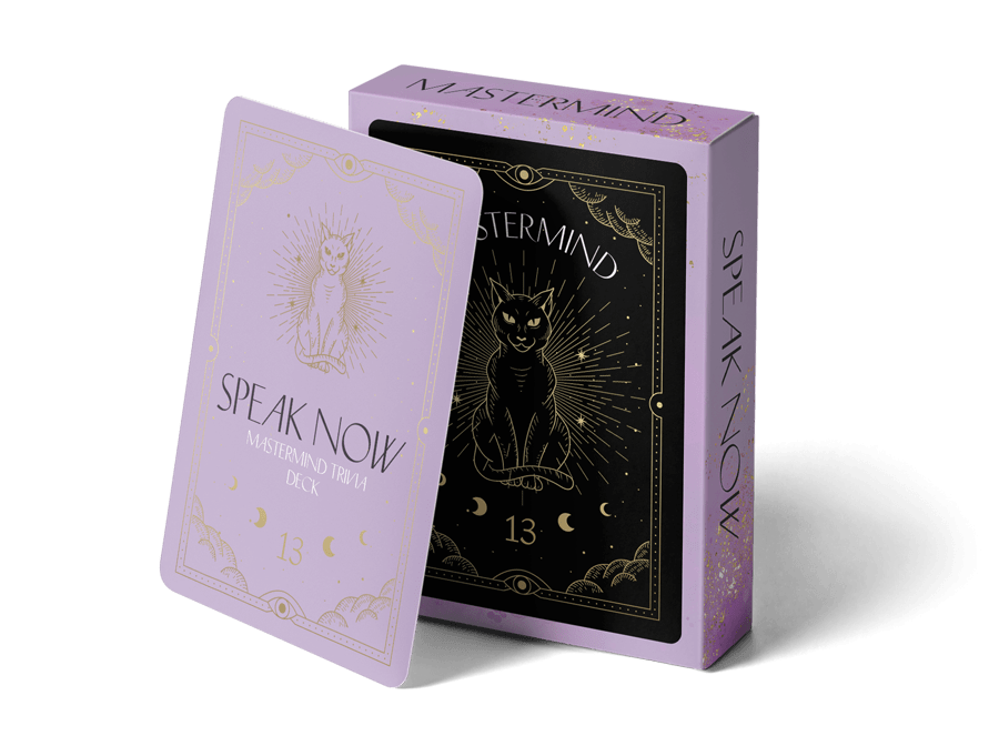 Taylor Swift Speak Now Mastermind Trivia Deck